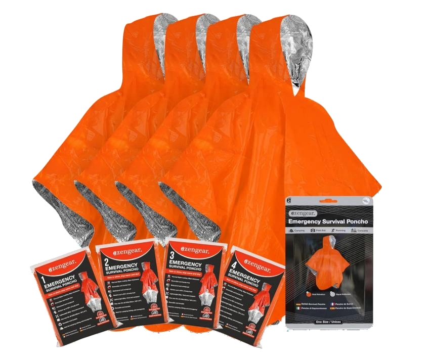 Poncho de supervivencia de emergencia