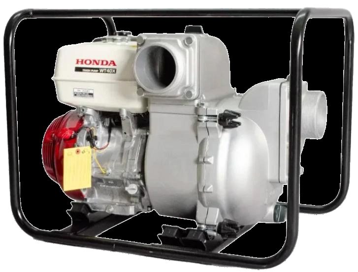 Motobomba Honda WT40 tragasólidos 4 pulgadas